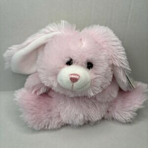 Passport Plush Hand Puppet Bunny Pink Rabbit Easter Stuffed Toy Pretend Play‎